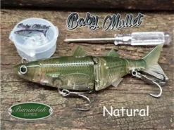 Barambah Lures Baby Mullet 120mm Swimbait Lure -Best Fishing Store Barambah Lures Baby Mullet 120 Swimbait Natural