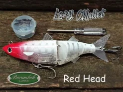 Barambah Lures Lazy Mullet 150mm Swimbait Lure 10 Barambah Lures Lazy Mullet 150mm Swimbait Lure -Best Fishing Store Barambah Lures Lazy Mullet 150 Swimbait Redhead