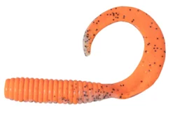 Berkley Gulp Grub 6 Inch Soft Plastic Lure -Best Fishing Store Berkley Gulp Grub Soft Plastic Orange Belly Shrimp