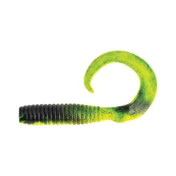 Berkley Gulp Grub 6 Inch Soft Plastic Lure -Best Fishing Store Berkley Gulp Grub Soft Plastic Lure 6in Black Chartreuse
