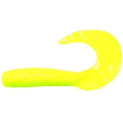 Berkley Gulp Jigging Grub 4 Inch Soft Plastic Lure -Best Fishing Store Berkley Gulp Jigging Grub Soft Plastic Chartreuse