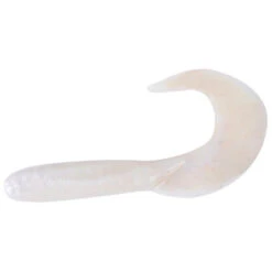 Berkley Gulp Jigging Grub 4 Inch Soft Plastic Lure -Best Fishing Store Berkley Gulp Jigging Grub Soft Plastic White Glow