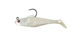 Berkley Powerbait Rigged Swim Shad 6 Inch Soft Plastic Lure -Best Fishing Store Berkley Powerbait Rigged Swim Shad Soft Plastic Pearl Red Eye