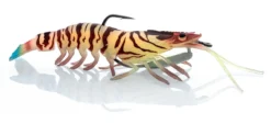 Chasebaits Flick Prawn 65mm Soft Plastic Lure -Best Fishing Store Chasebaits Flick Prawn Soft Plastic Tiger Prawn