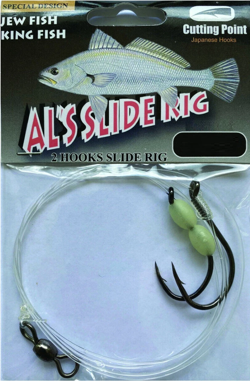 Cobalt Blue Als 2 Hook Pre Tied Slide Rig 1 Cobalt Blue Als 2 Hook Pre Tied Slide Rig