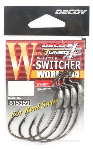 Decoy W104 Switcher Weighted Weedless Worm Hook 1 Decoy W104 Switcher Weighted Weedless Worm Hook