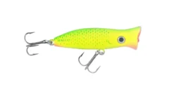 Halco Roosta Surface Popper Lure - 45mm -Best Fishing Store Halco 45mm Roosta Popper Green Fluoro