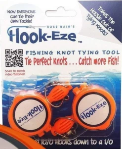 Hook-EZE Bluewater Knot Tying Tool Twin Pack -Best Fishing Store Hook EZE Bluewater Knot Tying Tool Twin Pack Orange
