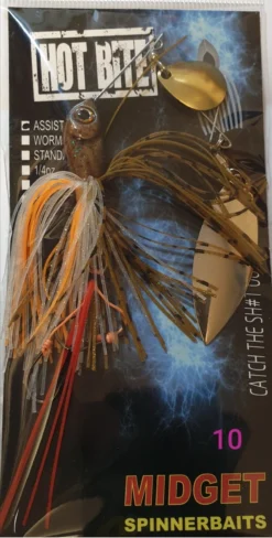 Hot Bite Midget Spinnerbait Lure - 5/8oz -Best Fishing Store Hot Bite Midget Spinnerbait Lure Hot Spicy10 e4d38342 30b5 4ea6 984c 56ff9efbea63