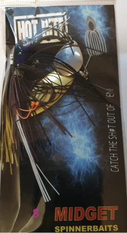 Hot Bite Midget Spinnerbait Lure - 5/8oz -Best Fishing Store Hot Bite Midget Spinnerbait Lure Night Crawler8 46e7471c a0e7 4dfa bc52 b4e9476087ad