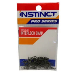 Instinct Pro Series IN207 Black Interlock Snap Swivel