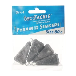 Jarvis Walker Pyramid Sinker Value Pack -Best Fishing Store Jarvis Walker Pyramid Sinker Value Pack 60g