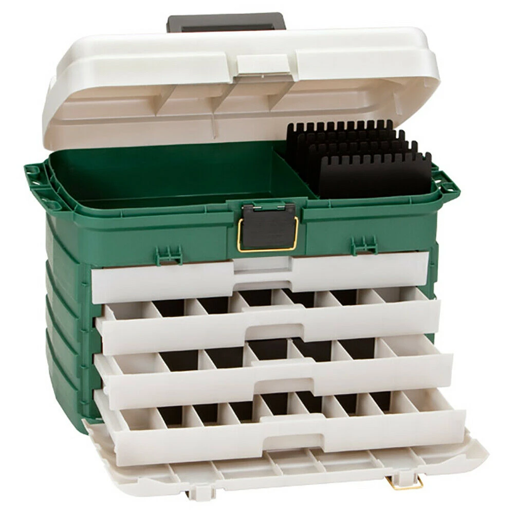 Plano 1561112 758005 4-Drawer System Tackle Storage Box - Green 1 Plano 1561112 758005 4-Drawer System Tackle Storage Box - Green