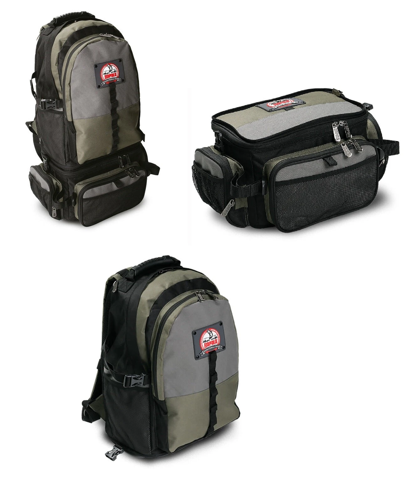 Rapala 3 In 1 Combo Fishing Tackle Storage Backpack 46002-1