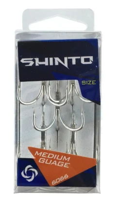 Shinto 6066 Medium-Heavy Gauge Treble Hook