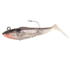Squidgies SlickRig 65mm Soft Plastic Lure -Best Fishing Store Squidgies SlickRig Soft Plastic Silver Fox