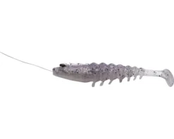 Squidgy Pro Prawn Paddle Tail 110mm Soft Plastic Lure -Best Fishing Store Squidgy Pro Prawn Paddle Tail Soft Plastic White Lightning