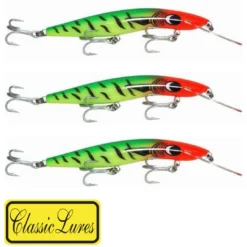 Classic Lures 120 Gun "n" Roses +10 Hard Body Barra Lure Bulk Value Three Pack