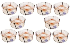 Wilson Standard Crab Trap Round-4 Entry Orange - 10 Pack
