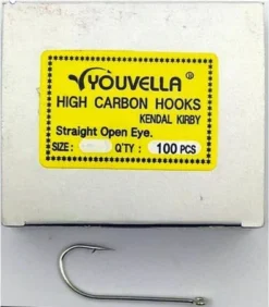 Youvella Open Eye Straight Kirby Kendal Ganging Hook Mega Bulk Value Pack