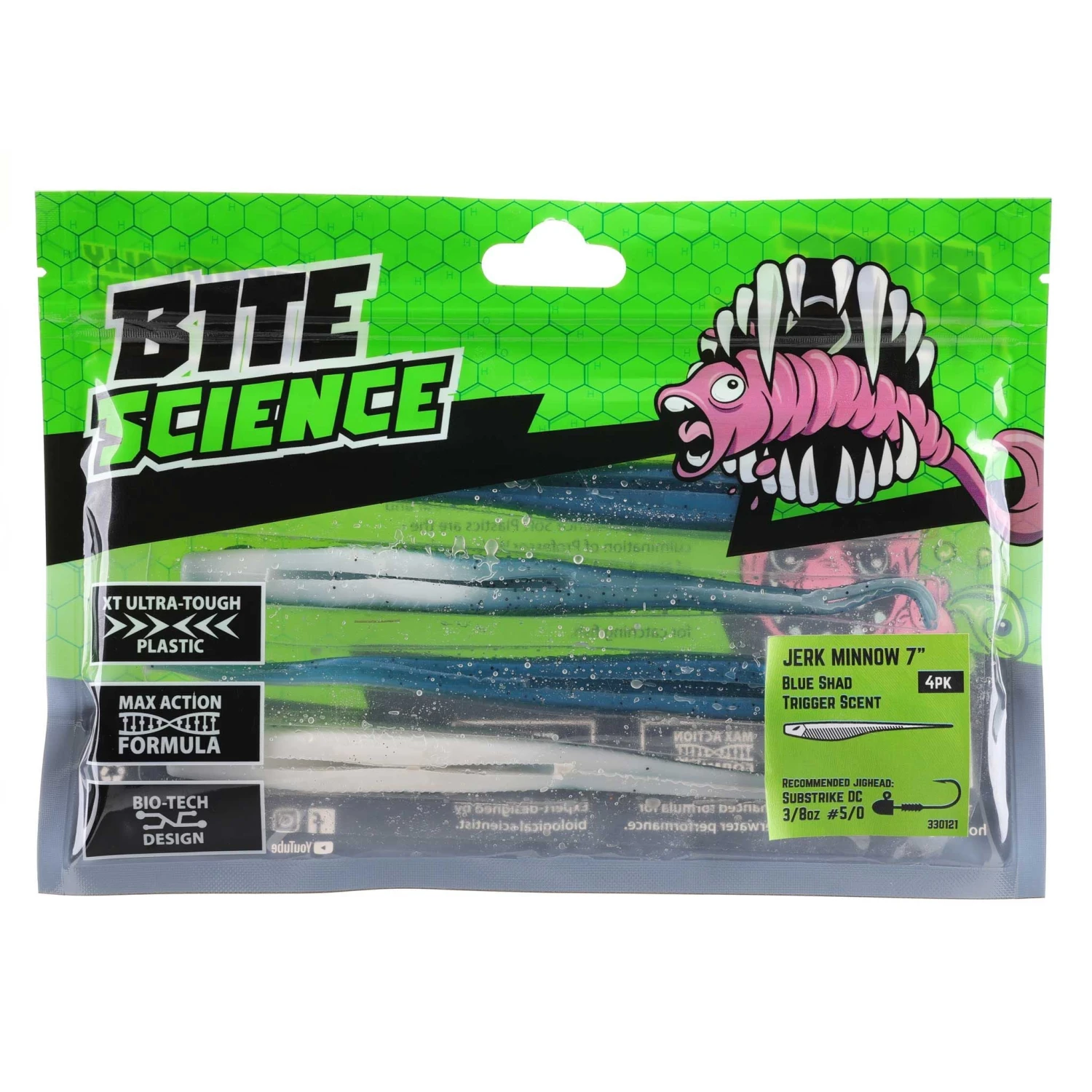 Bite Science Jerk Minnow Soft Plastic Lure 7 Inch 1 Bite Science Jerk Minnow Soft Plastic Lure 7 Inch