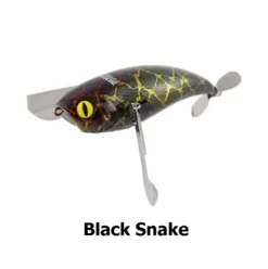 Jackall Mega Pompadour Topwater Lure 120mm -Best Fishing Store blacksnake 1