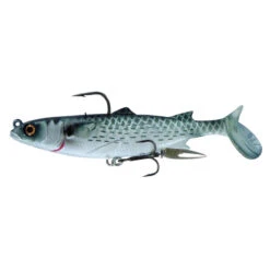 Chasebaits Poddy Mullet 125mm Soft Plastic Lure -Best Fishing Store cbsilvermullet 1