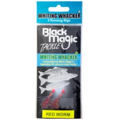 Black Magic Whiting Whacker Rig -Best Fishing Store flasher rig whiting whacker red worm 1