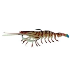 Chasebaits Flick Prawn Heavy Soft Plastic Lure -Best Fishing Store fp tiger