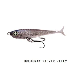 Jackall Jelly Sardine 54mm Soft Plastic Lures -Best Fishing Store jackallsjhologramsilverjelly 1