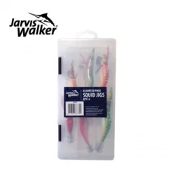 Jarvis Walker Assorted Squid Jig Kit Pack With Free Box - Mega Clearance