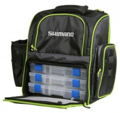 Shimano Tackle Backpack With 3 Boxes
