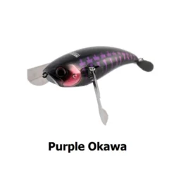 Jackall Mega Pompadour Topwater Lure 120mm -Best Fishing Store purple okawa 1