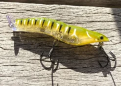 MMD Splash Prawn 95 Top Water Surface Walker Fishing Lure -Best Fishing Store sp lime tiger