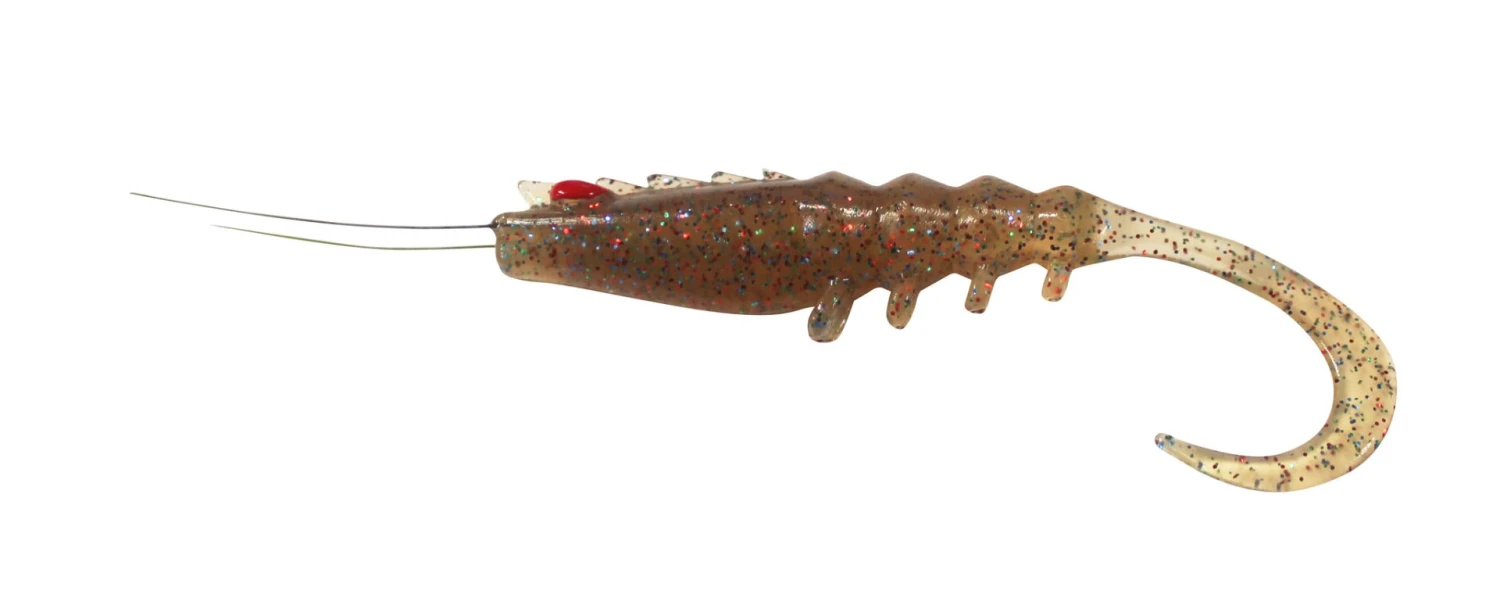 Squidgy Pro Prawn Wriggler Tail 65mm Soft Plastic Lure 2 Squidgy Pro Prawn Wriggler Tail 65mm Soft Plastic Lure - Image 2