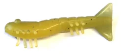 Gladiator Smash Bait Prawn 5cm Soft Plastic Fishing Lure -Best Fishing Store yellow gladiator5 1